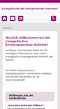 Mobile Screenshot of kirche-rohrdorf.de